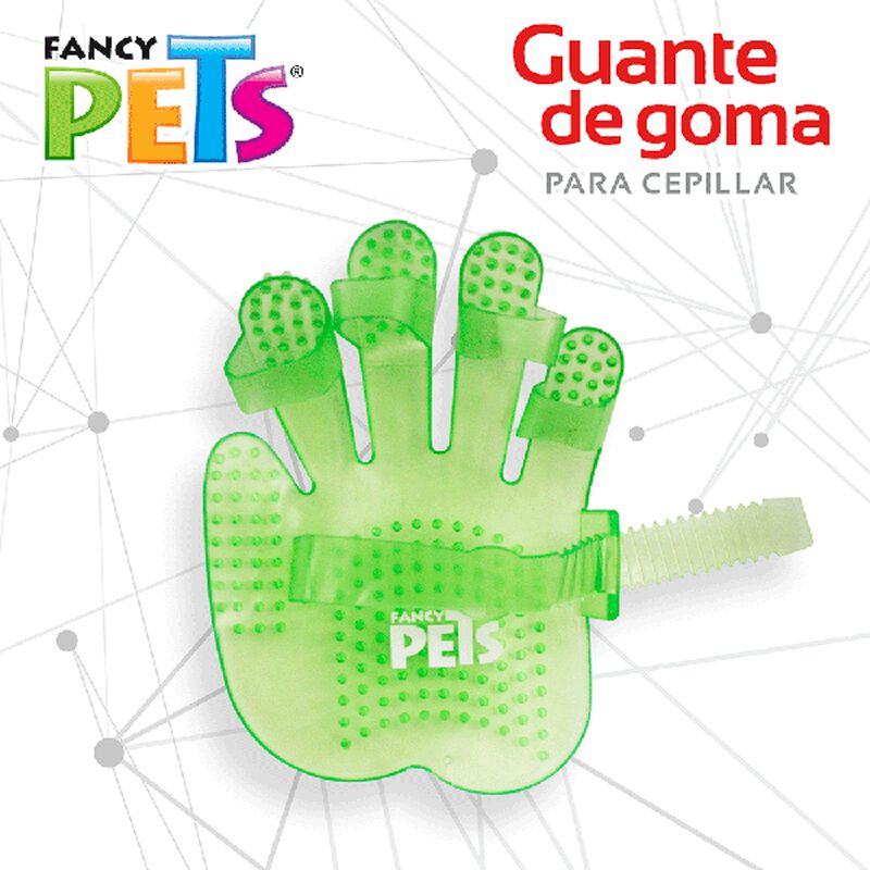 Fancy Pets Guante De Goma Para Almohazar Y Limp... image number null
