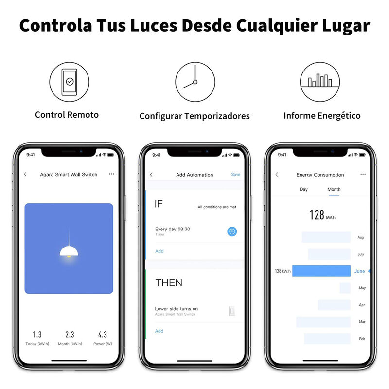 Interruptor de Luz Smart Aqara (con neutro, un ... image number null