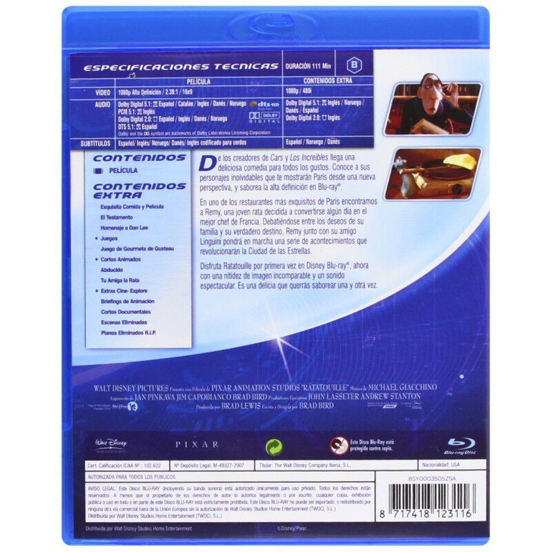 Ratatouille (ra-ta-tui) [blu-ray] image number null