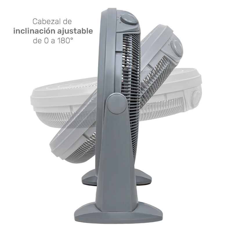 Kit Set 2 Ventiladores Piso 23' 5 Aspas Potente... image number null