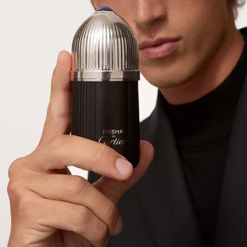 Perfume Cartier Pasha Noire Edt 100 Ml. Caballe... image number null