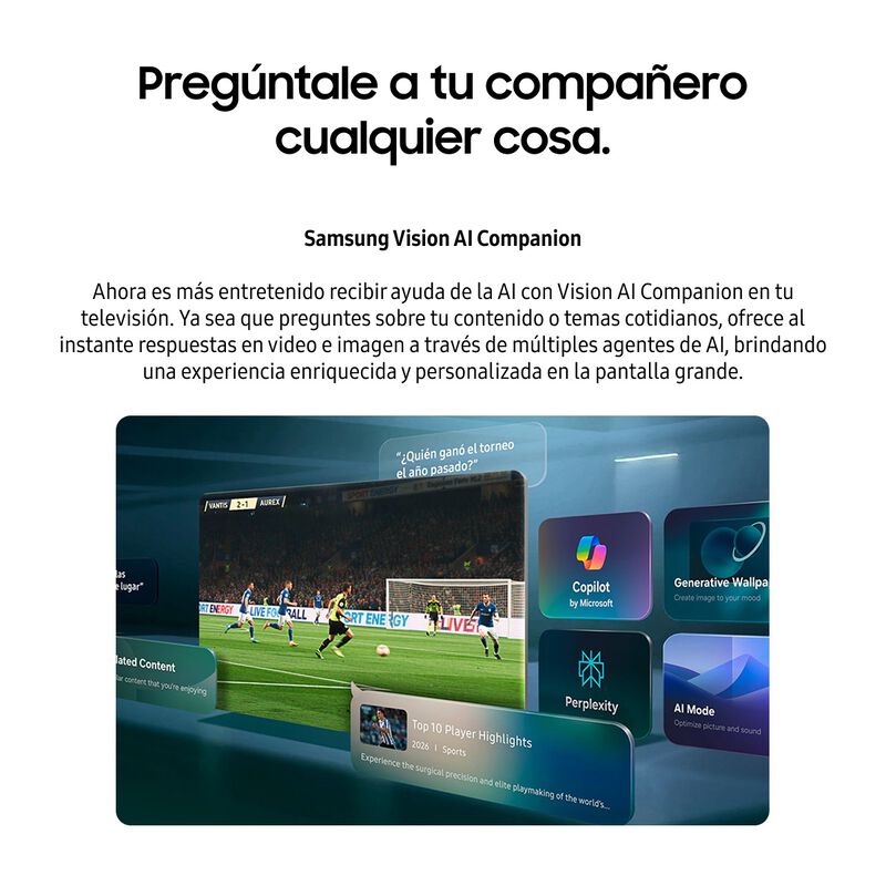 Pantalla Samsung 43" Mini Led M70haf Vision Ai ... image number null