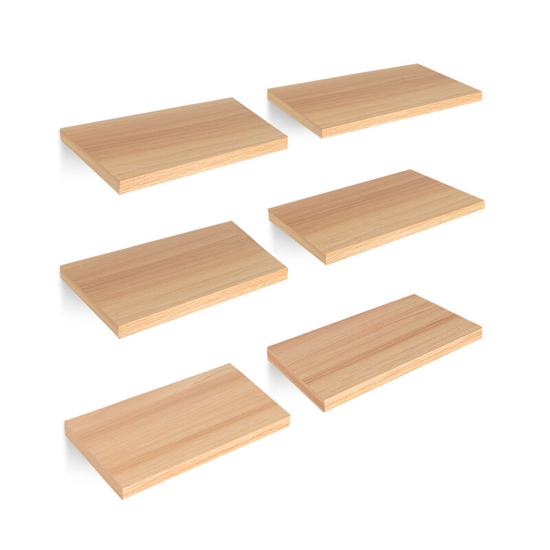 Set de Repisas Flotantes de Madera 6 Piezas tip... image number null