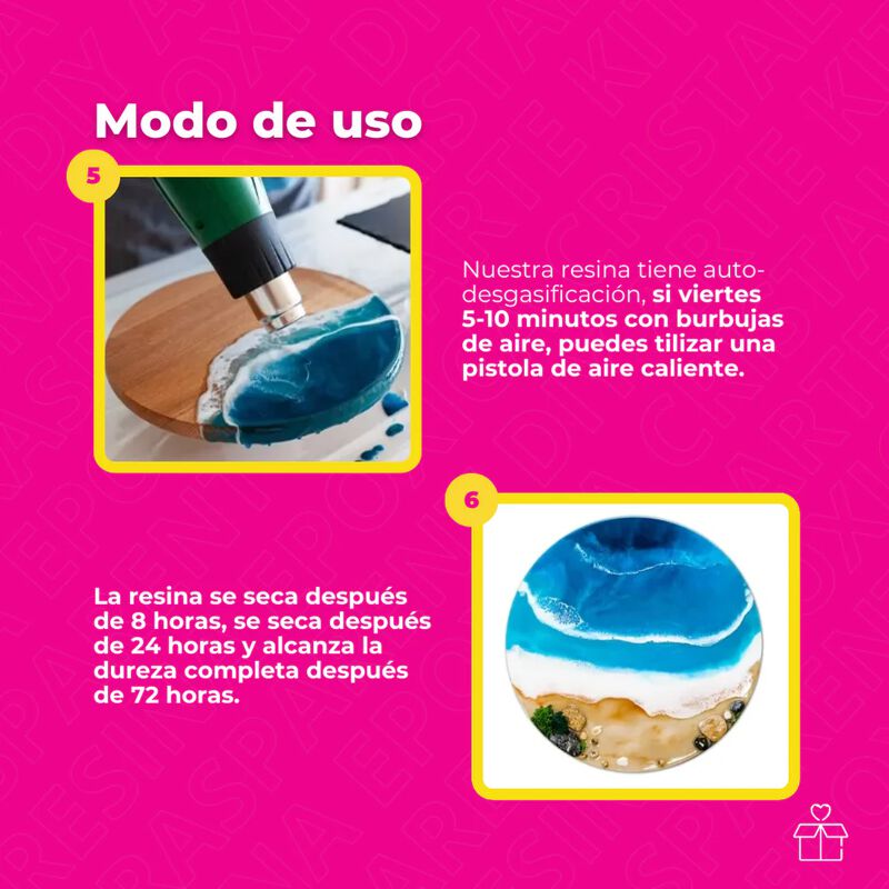 Resina Ep&oacute;xica Alta Transparencia 946 Ml 1:1 Di... image number null