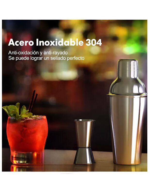 Set bar Casa BIU de acero inoxidable image number null