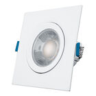 Pack de 6 spots Aksi 3W Cuadrado LED Empotrable Dirigible Luz C&aacute;lida