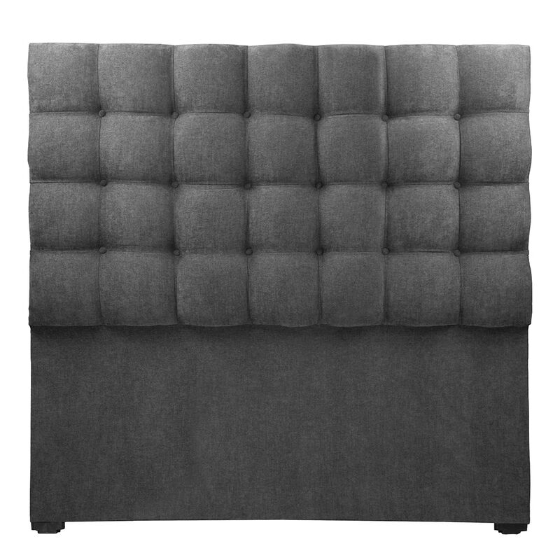 Cabecera Queen Size Trinity Slip Gris Oscuro image number null