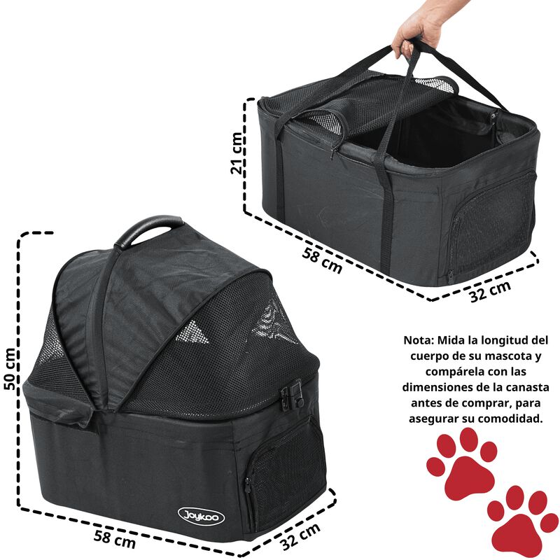 Carriola Doble para Mascotas Cochecito para Per... image number null