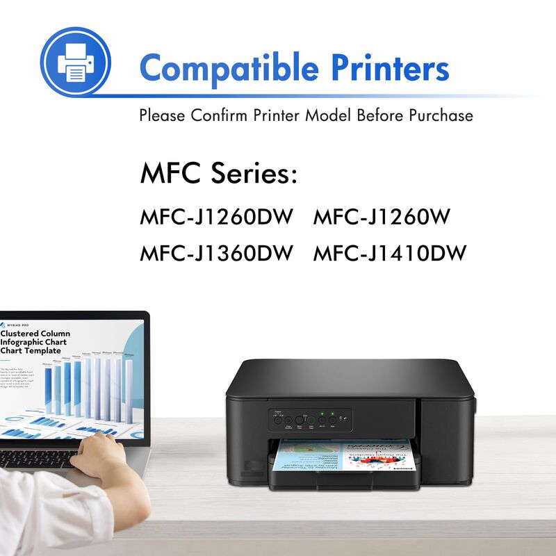 Cartuchos De Tinta Toner Bank Lc501 Paquete De ... image number null