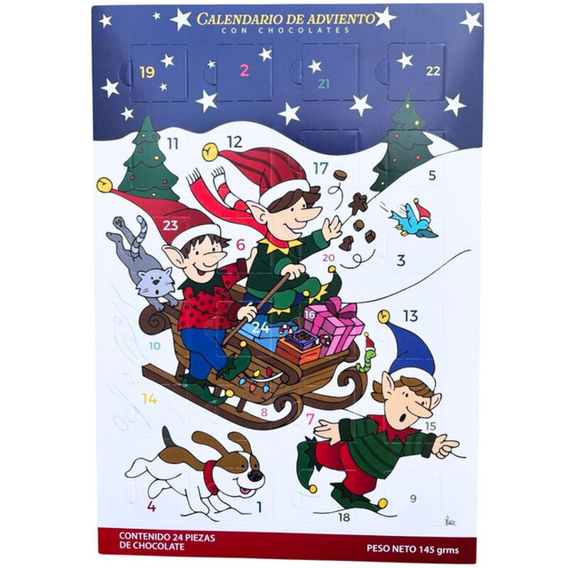 Calendario de Adviento de Navidad con 24 Piezas... image number null