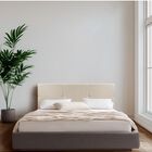 Cabecera King Size Harmony cuadros y  3 Ajustes De Altura Color Natural