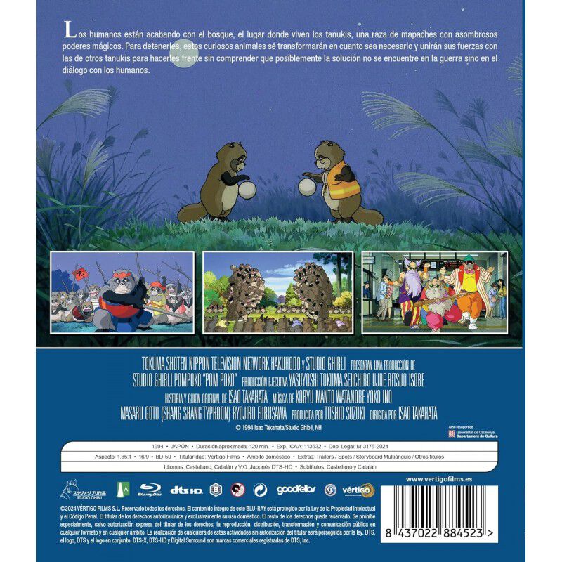 Pompoko [Blu-ray] (1994) Heisei: La guerra de l... image number null