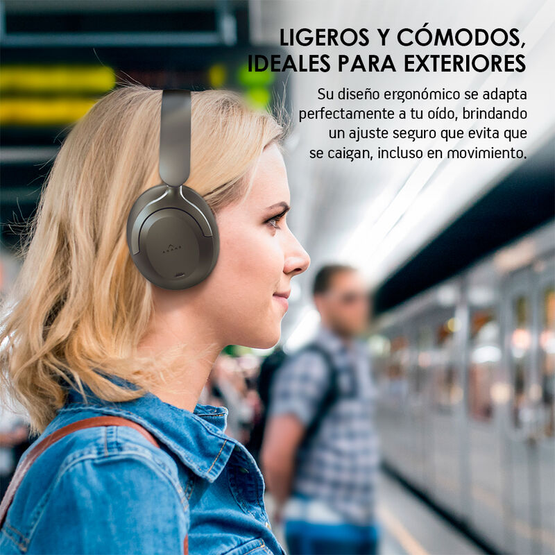 Audífonos Inalámbricos de Diadema Bluetooth con... image number null