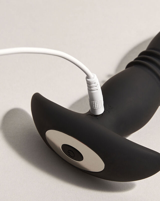 Plug Anal Alex Vibrador Telesc&oacute;pico Negro image number null