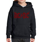 Sudadera Con Capucha Word Art Para Ni&ntilde;a - AC/DC - Negro