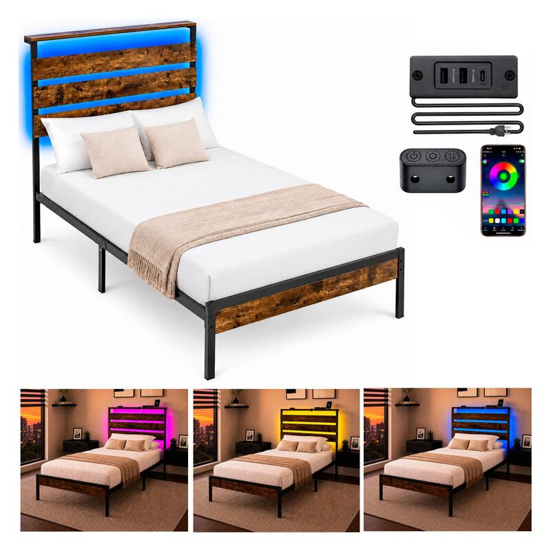 Base Cama Individual Reforzada 300kg Moderna Lu... image number null