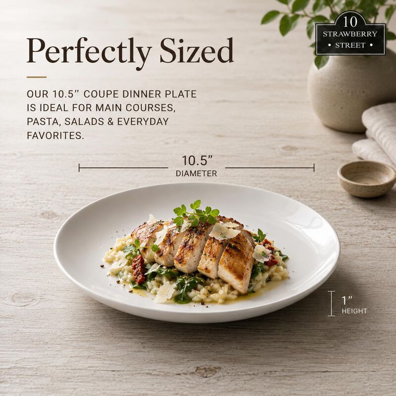 Plato De Cena 10 Strawberry Street 27 cm, Juego... image number null
