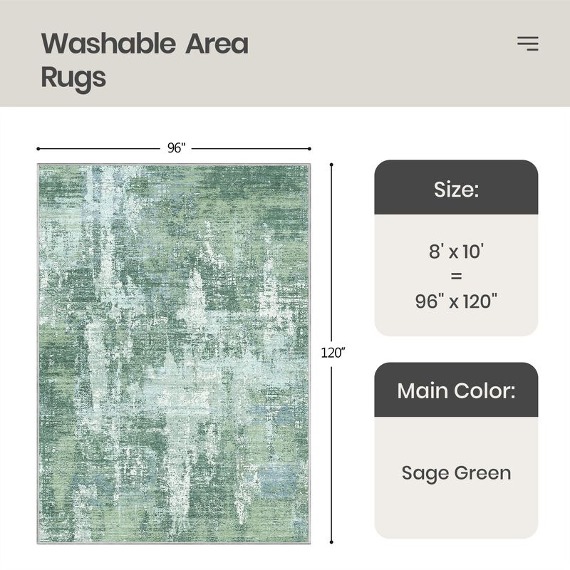 Alfombra Valenrug 244 &times; 152 cm Lavable Abstract... image number null