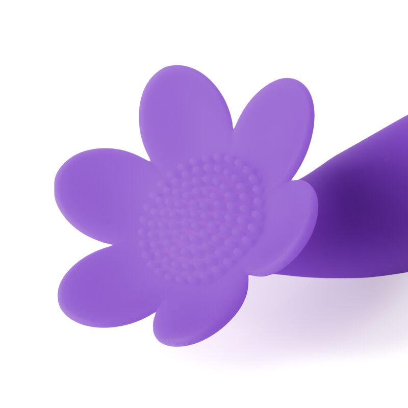 MASAJEADOR FEMENINO VIBRADOR FLOR MAGGIE MORADO image number null