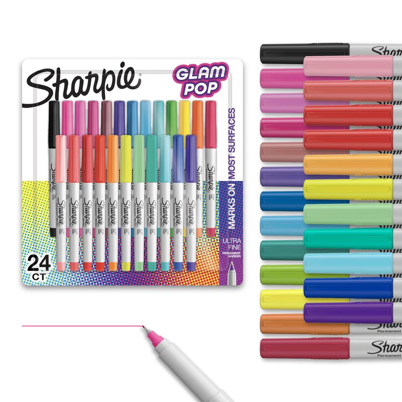 Set De Rotuladores Sharpie Glam Pop Permanent U... image number null