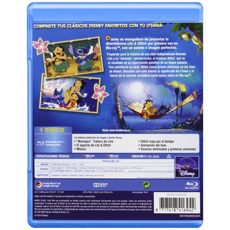 Lilo Y Stitch [blu-ray] image number null