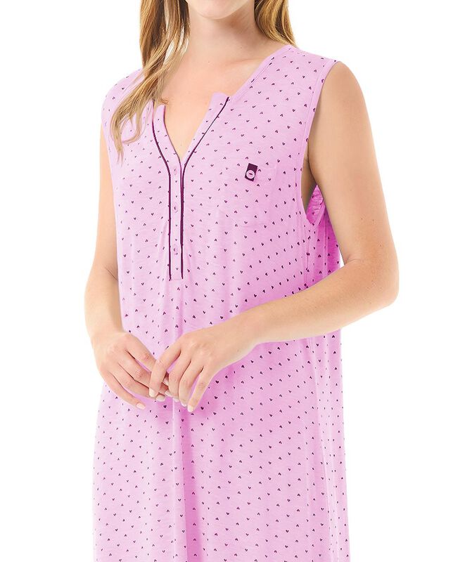 Camis&oacute;n Corto con Corazones S/M Rosa image number null