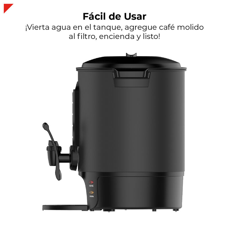 Bogner Cafetera Percoladora Acero Inox 60 Tazas... image number null