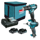 Combo Makita  Atornillador de Impacto Inal&aacute;mbrico TD110D y Rotomartillo Inal&aacute;mbrico HP333D 12V