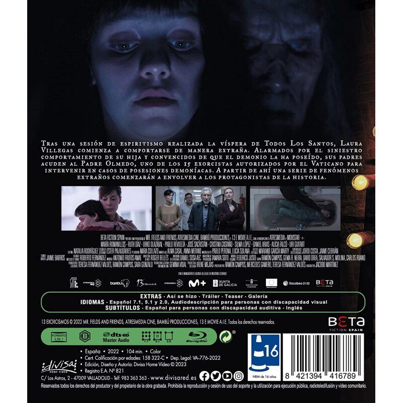 13 Exorcismos (Blu-ray) [Blu-ray] image number null