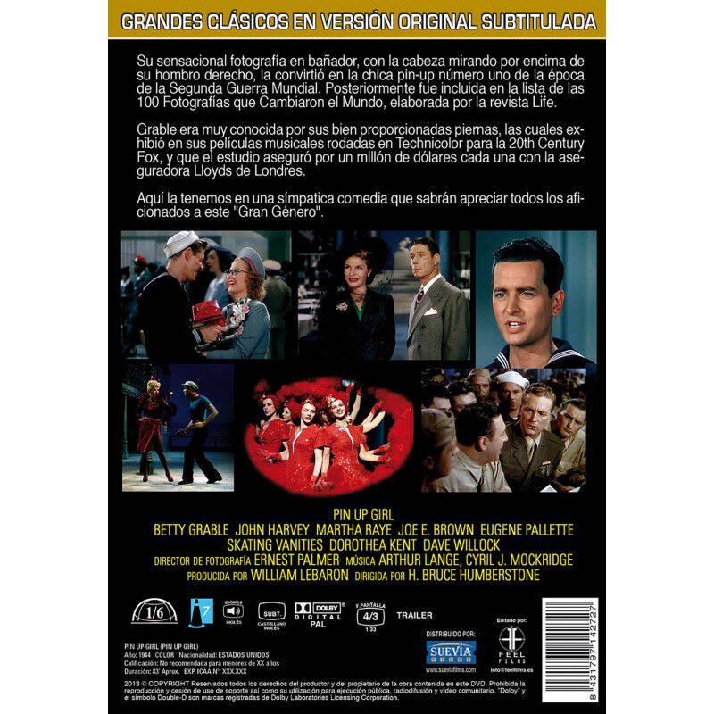 Chica Pin-up (v.o.s.) [dvd] (1944) image number null