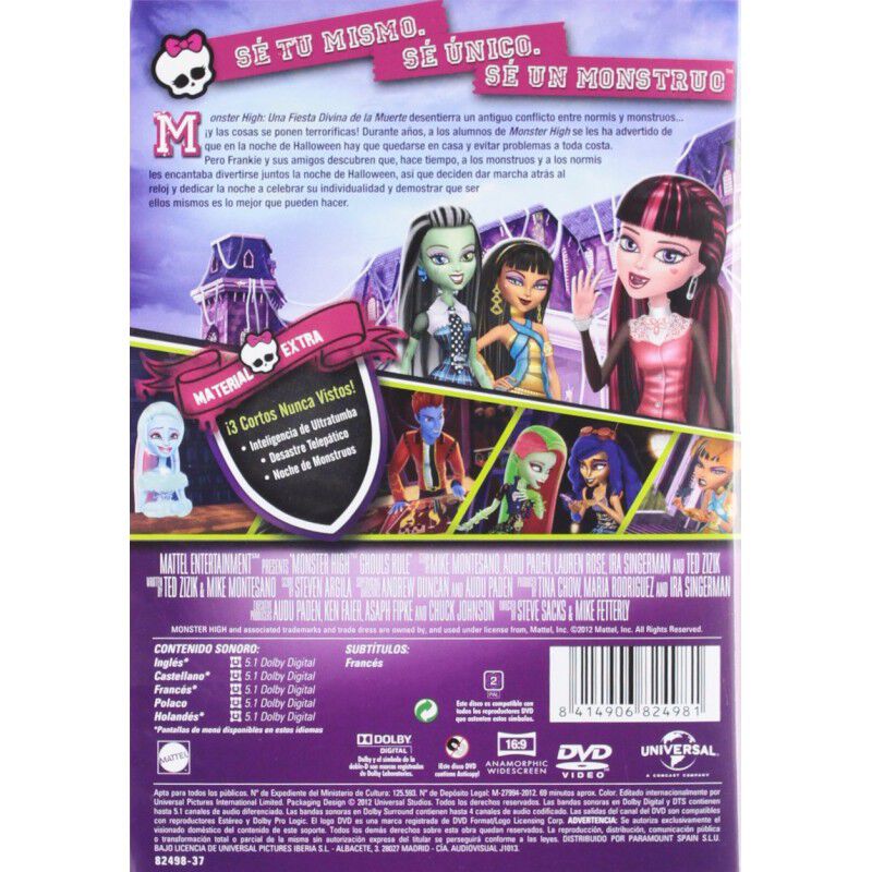 Monster High: Una Fiesta Divina De La Muerte (d... image number null