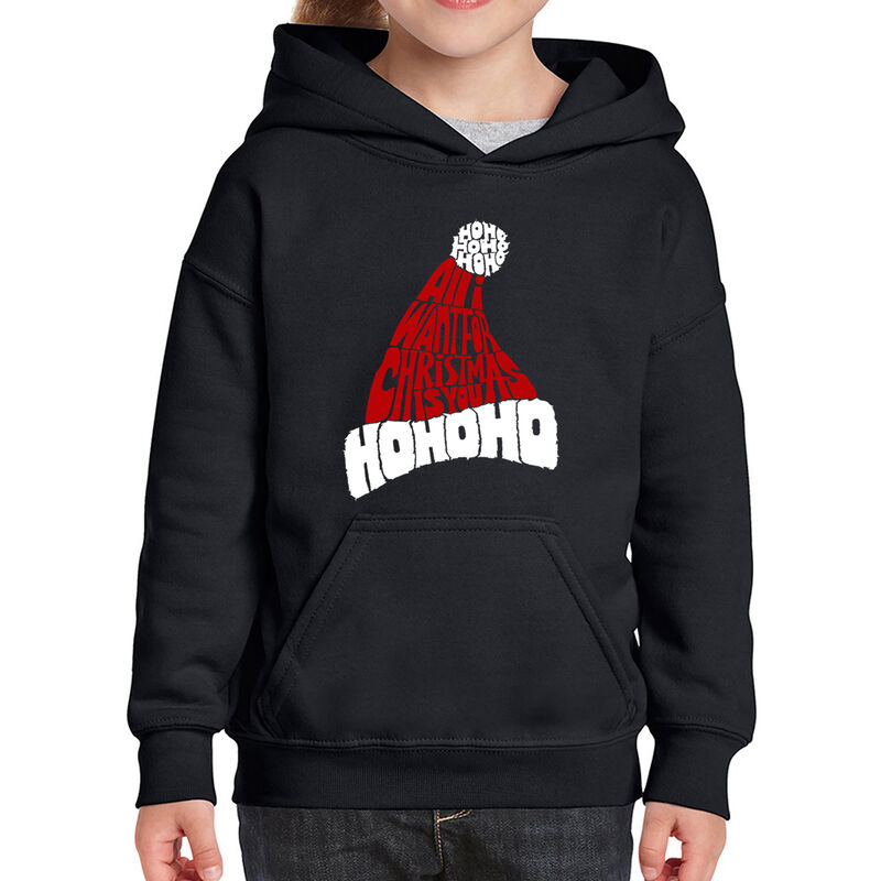 Sudadera Con Capucha Word Art Para Ni&ntilde;a - All I... image number null