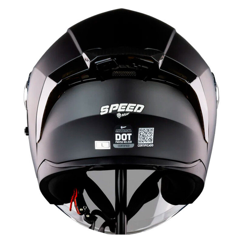 Casco Kov Phantom  Negro Mate Led L image number null