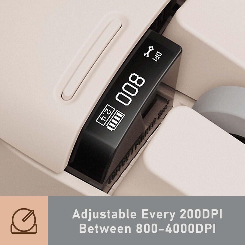Rat&oacute;n Inal&aacute;mbrico Lofree Touch Pbt 4000 Dpi Rec... image number null