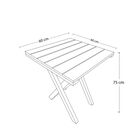 Mesa Cuadrada Modelo Vintage Del Bosque 60x60 – Rústico Tratable