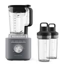 Licuadora Pure Power KitchenAid 7KSB2078MDG Vaso Tritan 2L + 2 Vasos 500ML 1700W Gris SYP