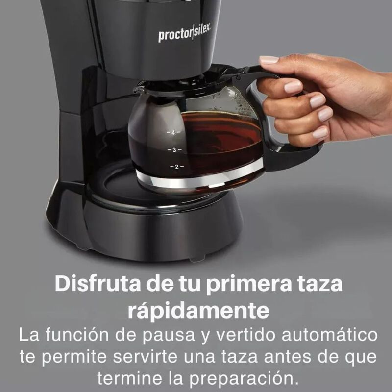 Cafetera Proctor Silex Compacta 4 Tazas Funci&oacute;n... image number null