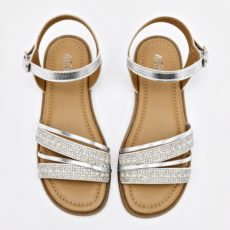 Celex sandalia para ni&ntilde;a plata cod 140302-D image number null