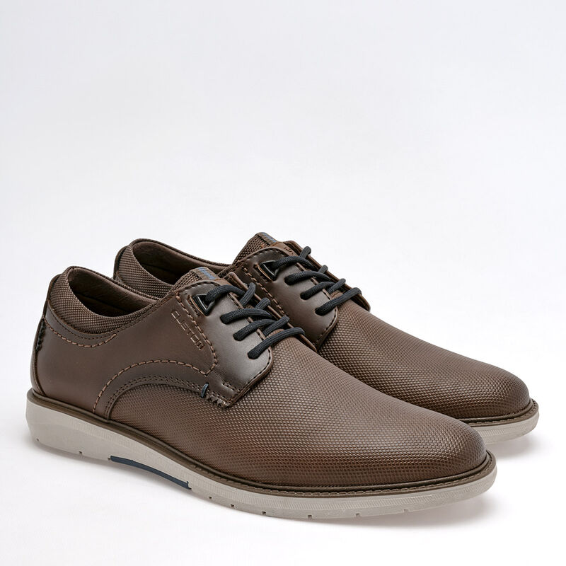 Negro Total Zapato Casual Para Hombre Caf&eacute; Cod ... image number null