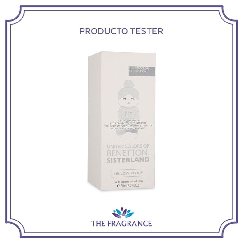 Tester Benetton Sisterland Yellow Peony 80ml Ed... image number null