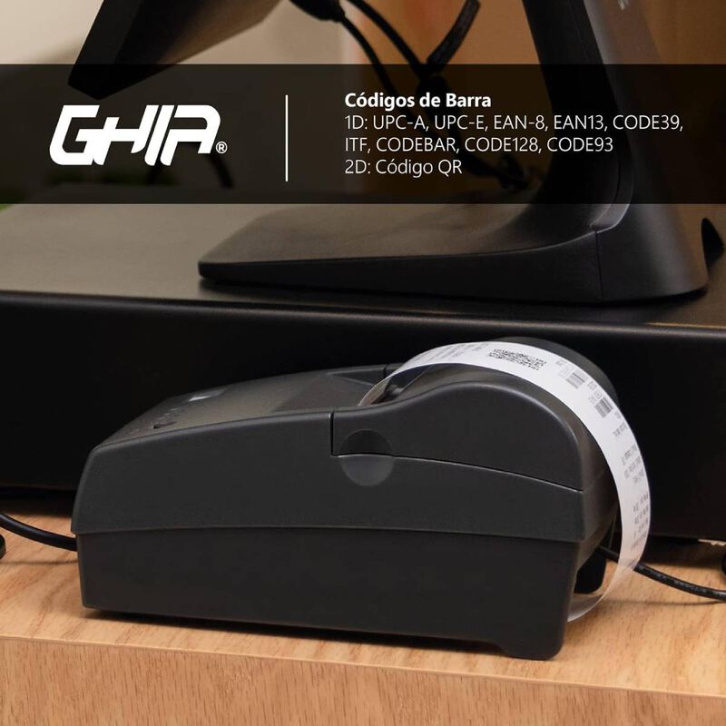 Impresora Térmica Ghia con Conectividad USB y R... image number null