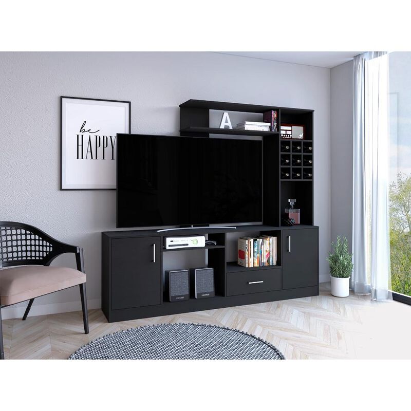 Mesa Para Tv Beijing  Wengue  Para Tv De 60'' V... image number null