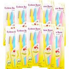 10 Sets 3 Piezas Perfilador Para Cejas Navaja