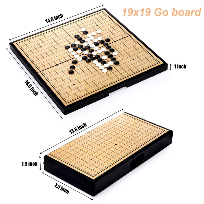 Piedras Magn&eacute;ticas De Pvc Go Game Set Yarlung C... image number null