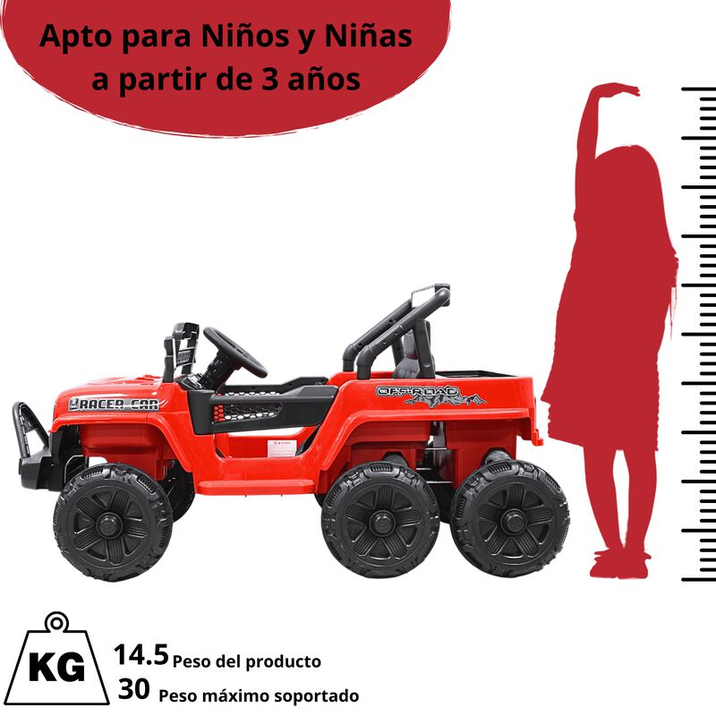 Camioneta Montable El&eacute;ctrica 4x4 para Ni&ntilde;os Blu... image number null