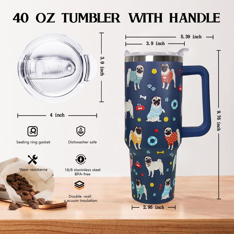 Vaso T&eacute;rmico Ceovfoi 1200 ml Con Decoraci&oacute;n De ... image number null