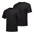 Camisetas Hanes Beefy-T Talla S Negra, Pack de 2