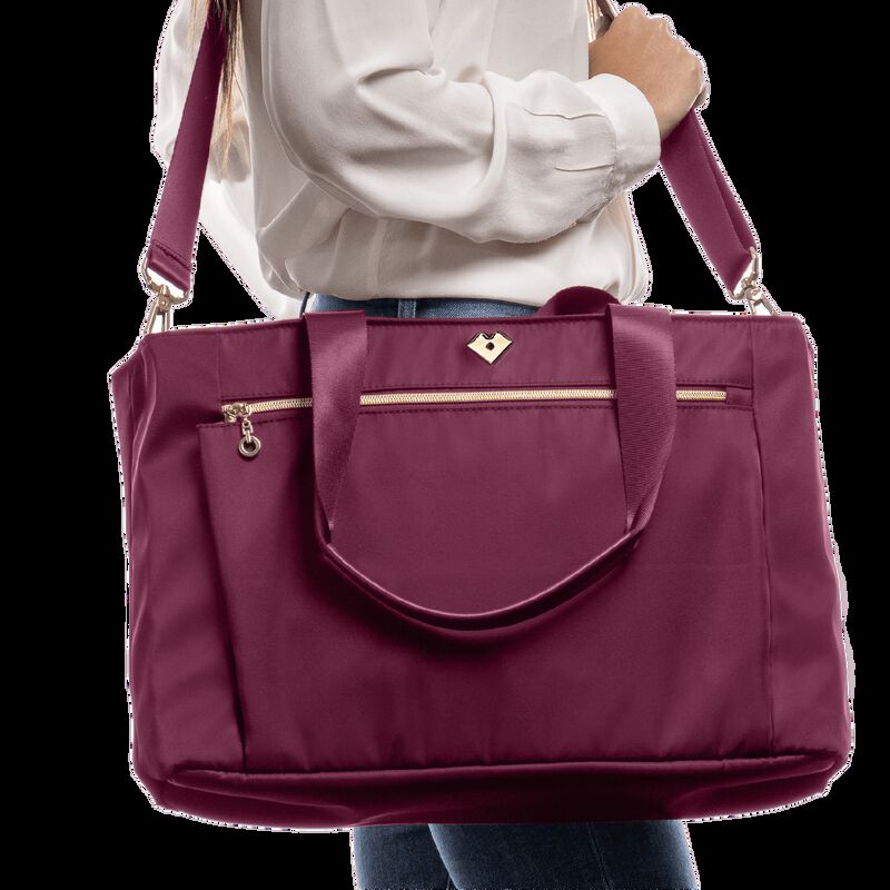 Bolsa Para Laptop Mujer Portafolio Malet&iacute;n Cros... image number null