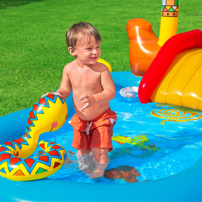 Alberca Inflable Infantil  Resbaladilla Decorad... image number null