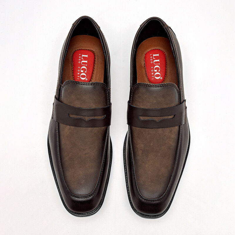 Lugo Conti Zapato de vestir para hombre caf&eacute; image number null